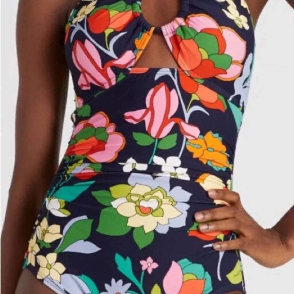 HP π«Άπ» NWT Kate spade blazer blue one piece swimsuit - Picture 3 of 8